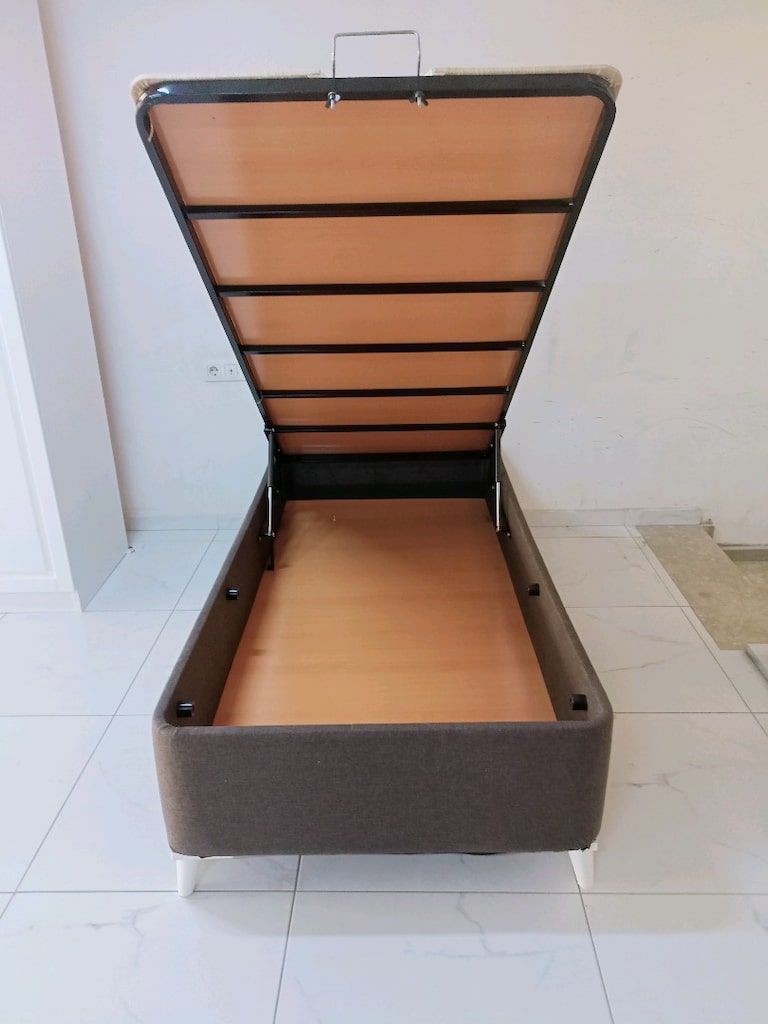 sıfır tek kişilik sandıklı baza başlık eve teslim - 2