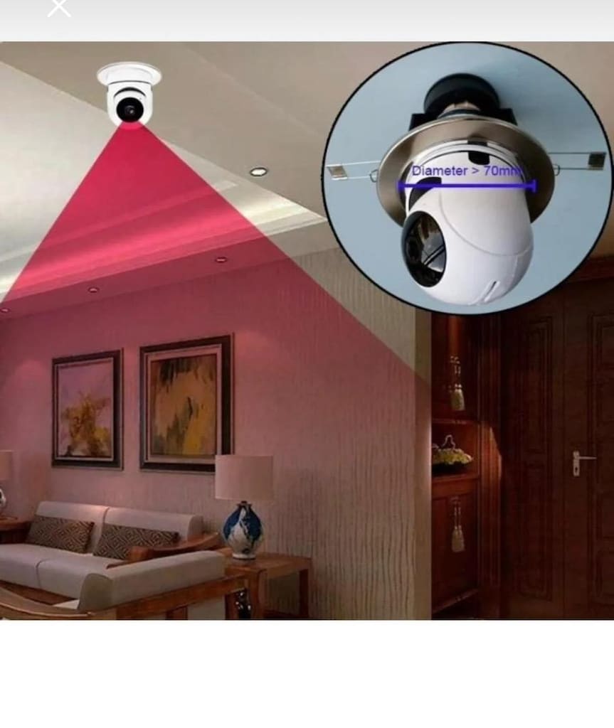 Camera Akıllı Wifi özelikli kablosuz Ampul camera - 4