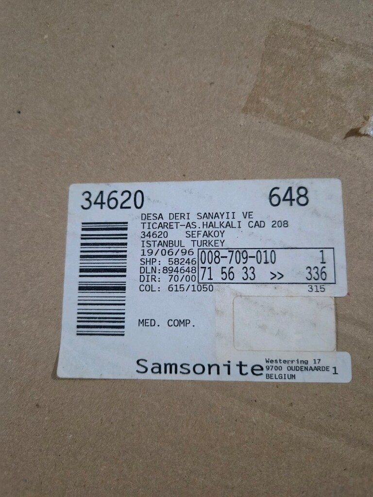 Samsonite Bond tipi vintage evrak çantası (Sıfır) - 6