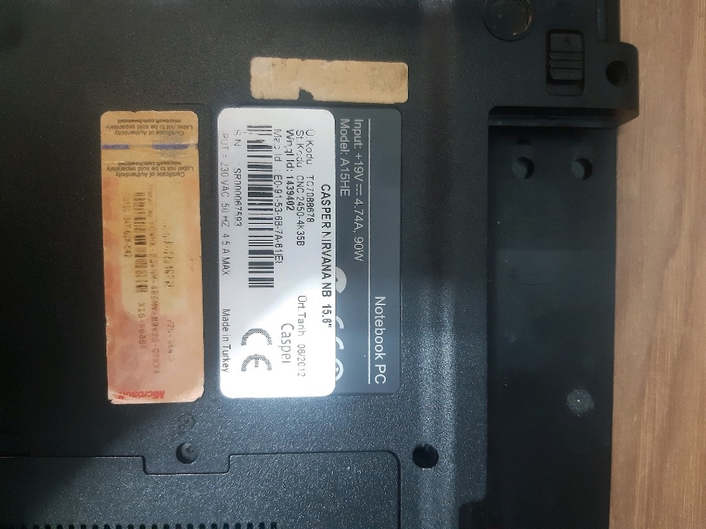 CASPER NIRVANA NB 15.6 LAPTOP - 5