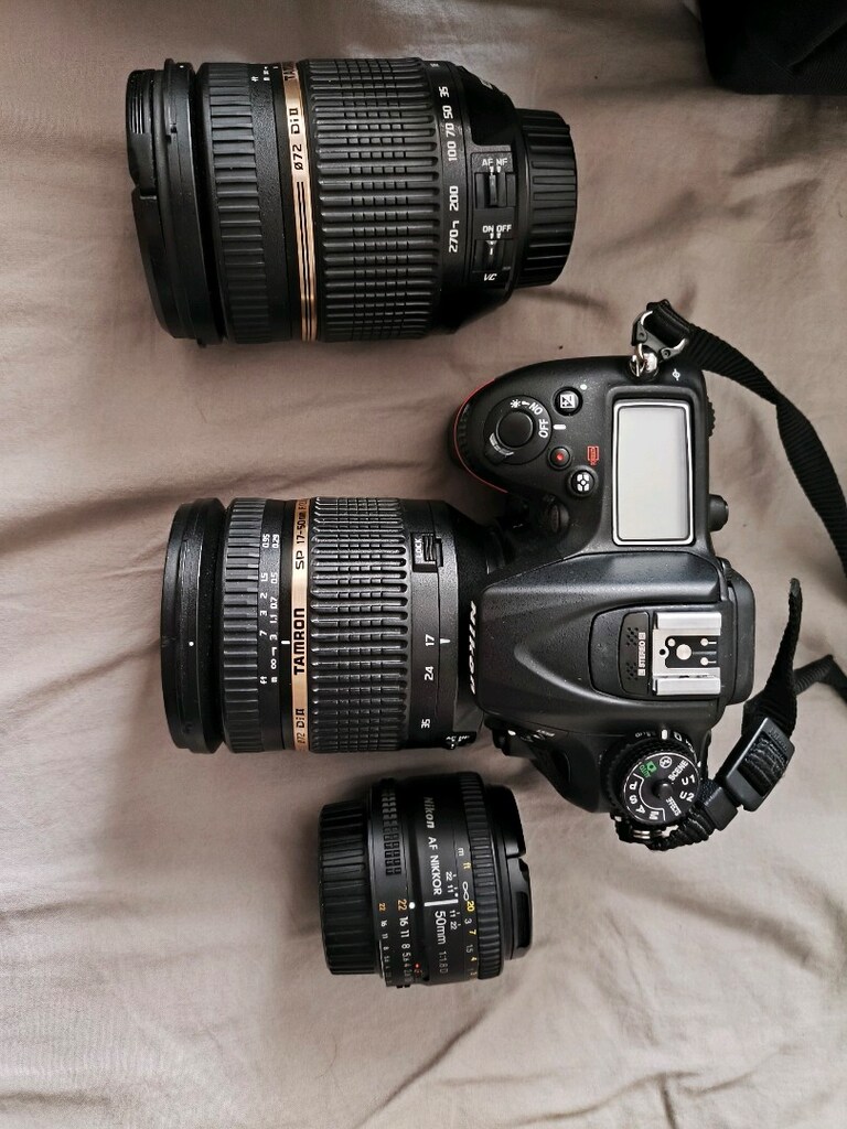 sıfır ayarında Nikon d7200 ve set - 4