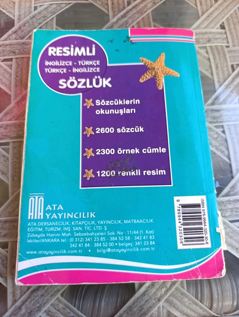 Resimli İngilizce Türkçe sözlük - 2