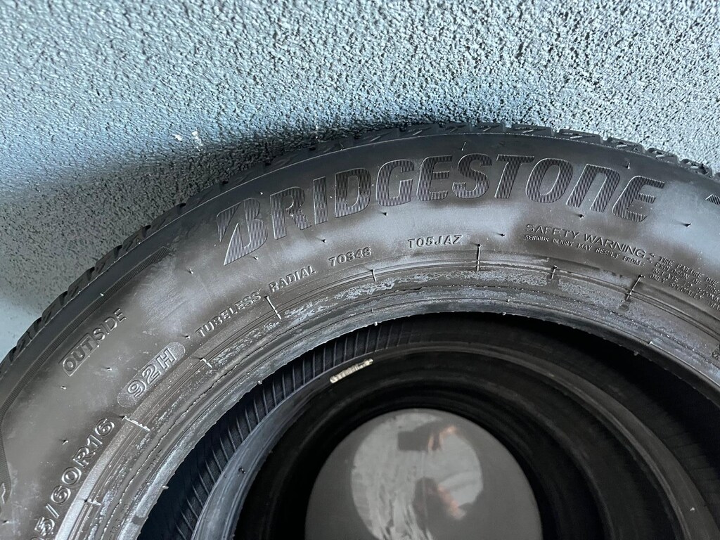 205 60 16 BRIDGESTONE YAZLIK TAKIM AZ KULLANILMIŞ TEMİZ - 5