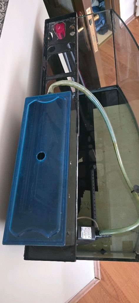akvaryum ışık ve tepe filtre 80 cm bombeli sehpalı - 8