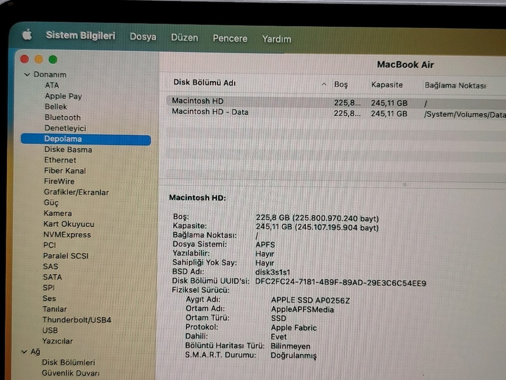15 İNÇ EKRAN GARANTİLİ MacBook Air M2 2023 PİL DEVRİ SADECE 29 - 5