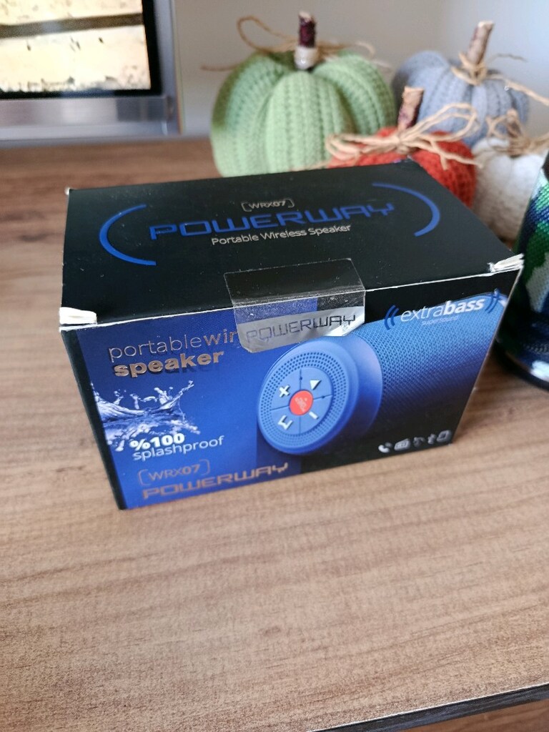 ses bombası sıfır ürün kutulu. wrx07 radyo, Bluetooth, SD, USB. - 4