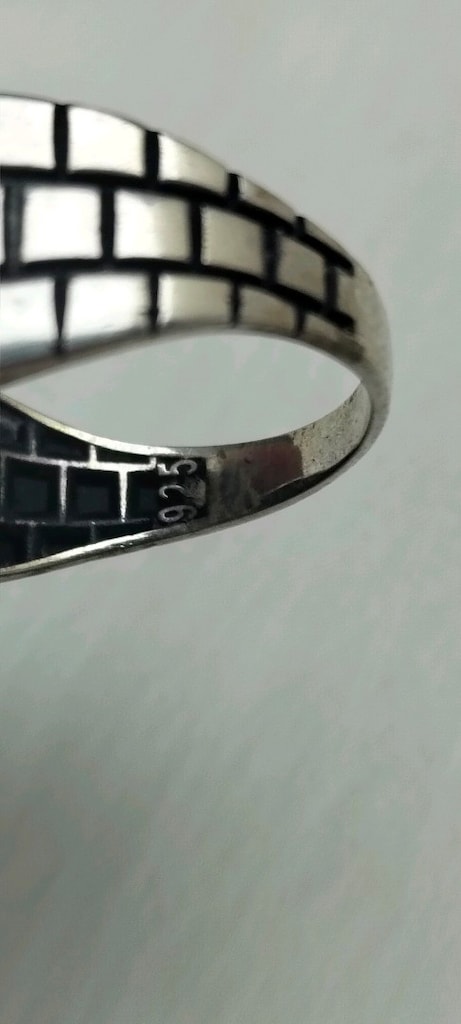 925 Ayar Gümüş Çift Zülfikar Kılıçlı Erkek Yüzük – 11,8 Gram - 5