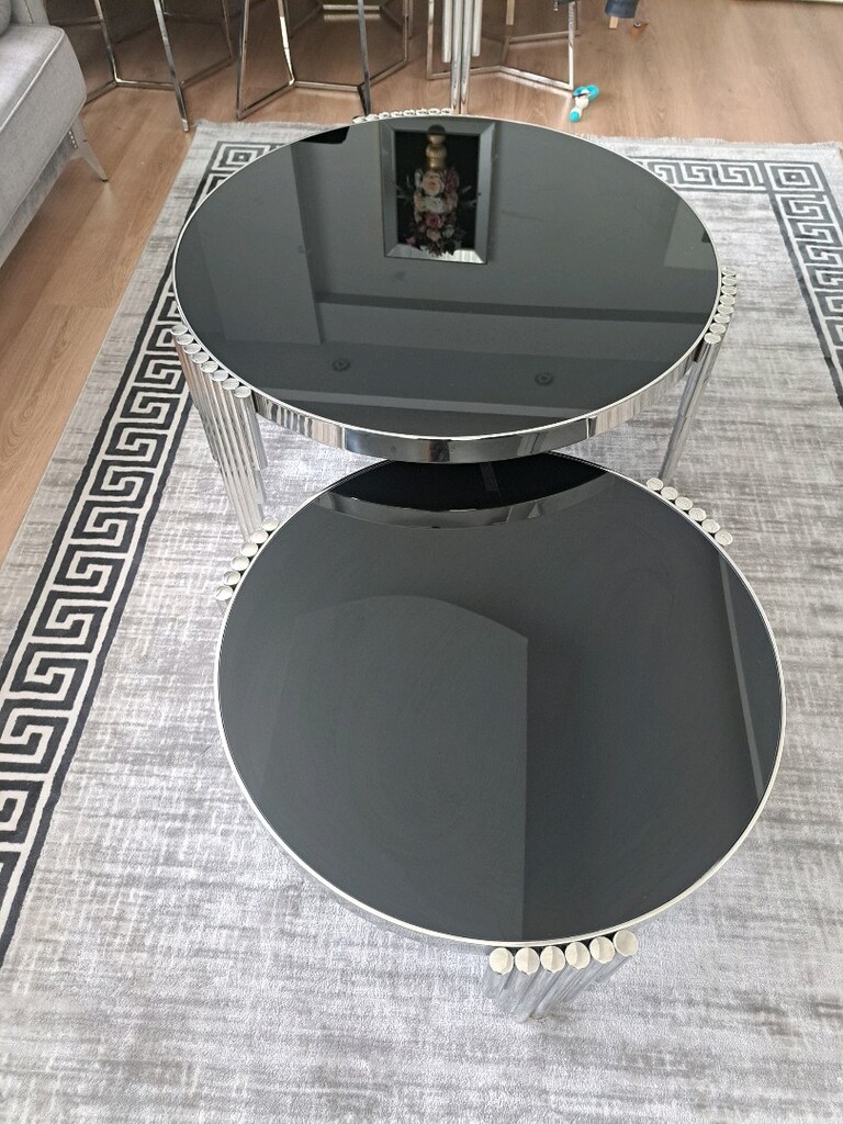 krom orta sehpa - 4