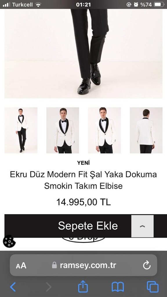 Ramsey Smokin Takım Elbise - 12