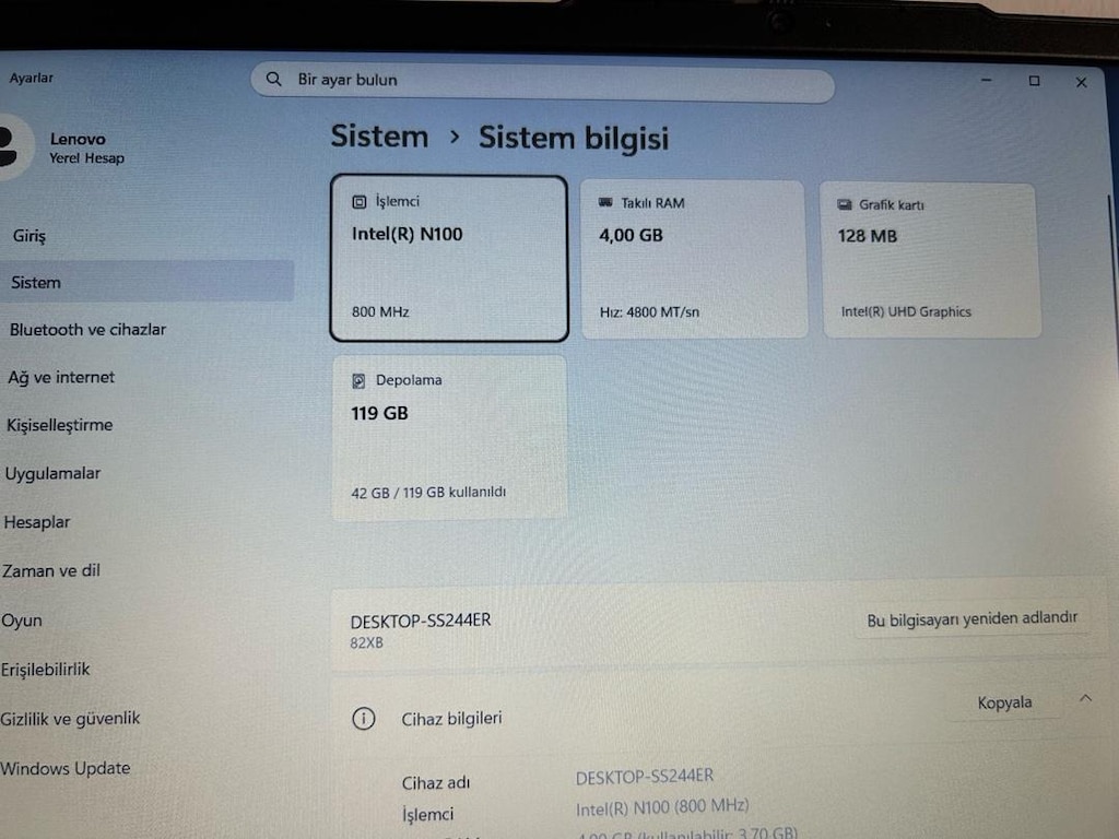 Sıfır ayarında Lenovo laptop DDR5 Yeni Nesil KAÇIRILMAYACAK FIRSAT - 5