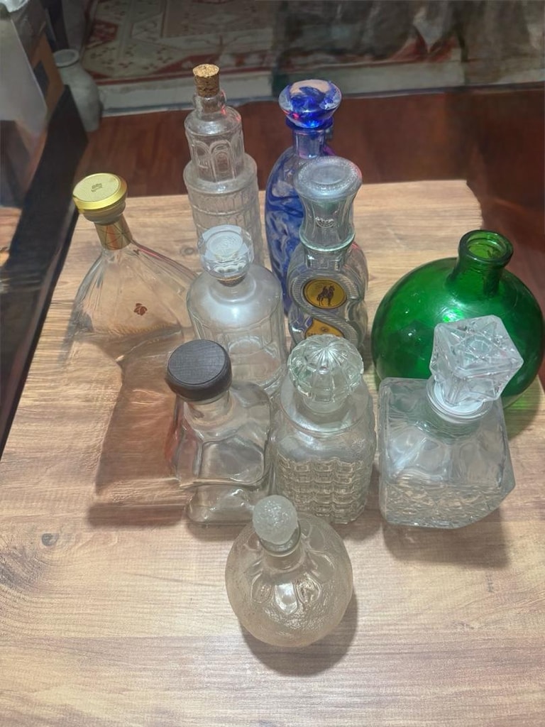 Nostaljik & Vintage Cam Şişe / Karaf Lotu (11 Parça) Koleksiyonluk - 2