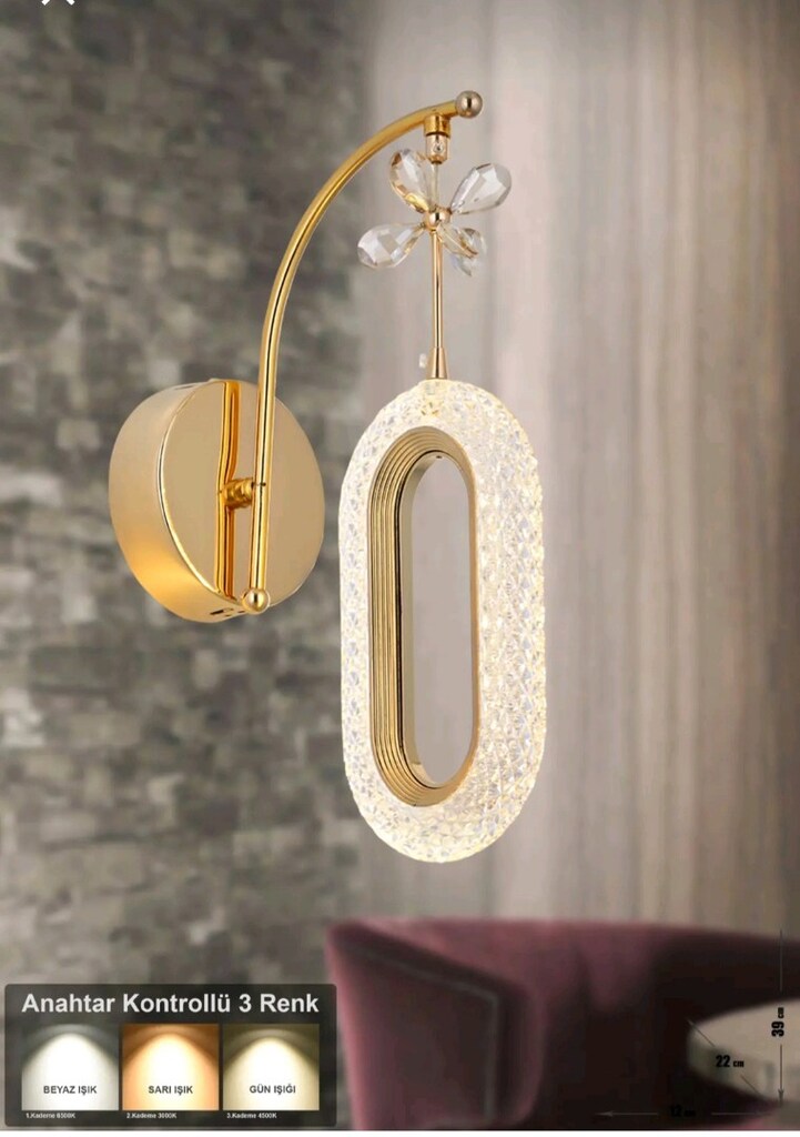 modern LED aplik Elips - 4