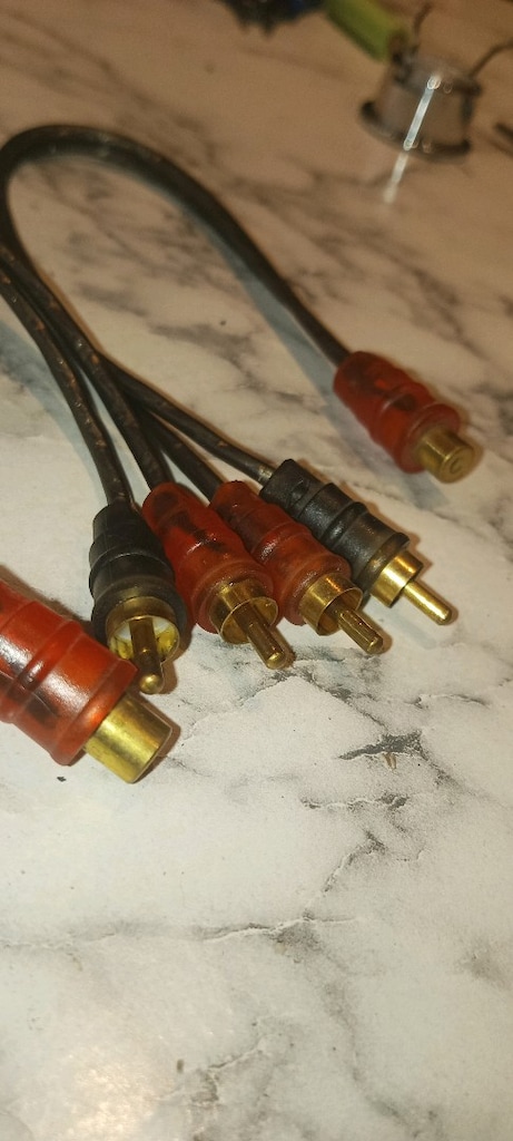 Oto Amfi RCA Y Kablo / Ayırıcı Çoğaltıcı Kablo - 2