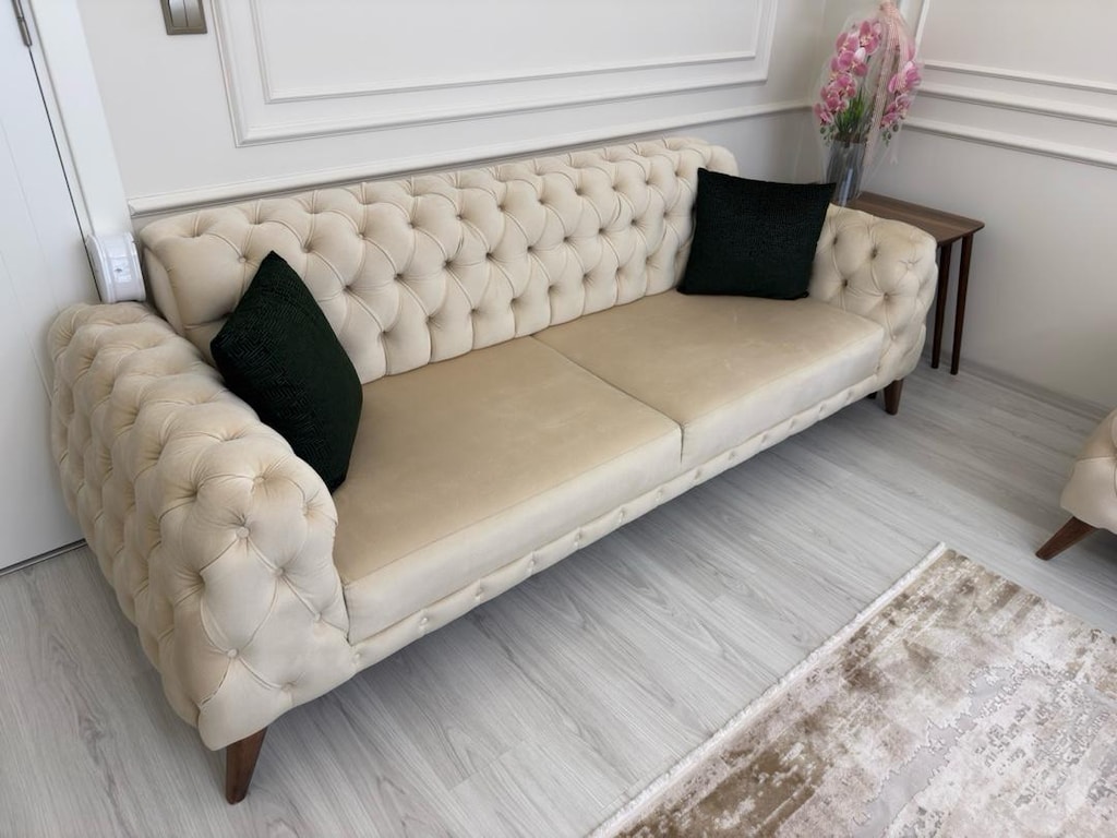 SALON TAKIMI PERDELER SEHPALAR AVİZE HALI DAHİL - 6