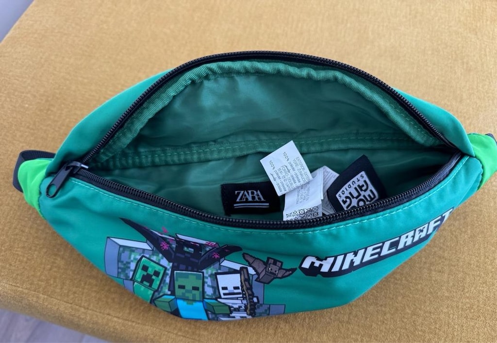 Minecraft Yeşil Bel Çantası - 2