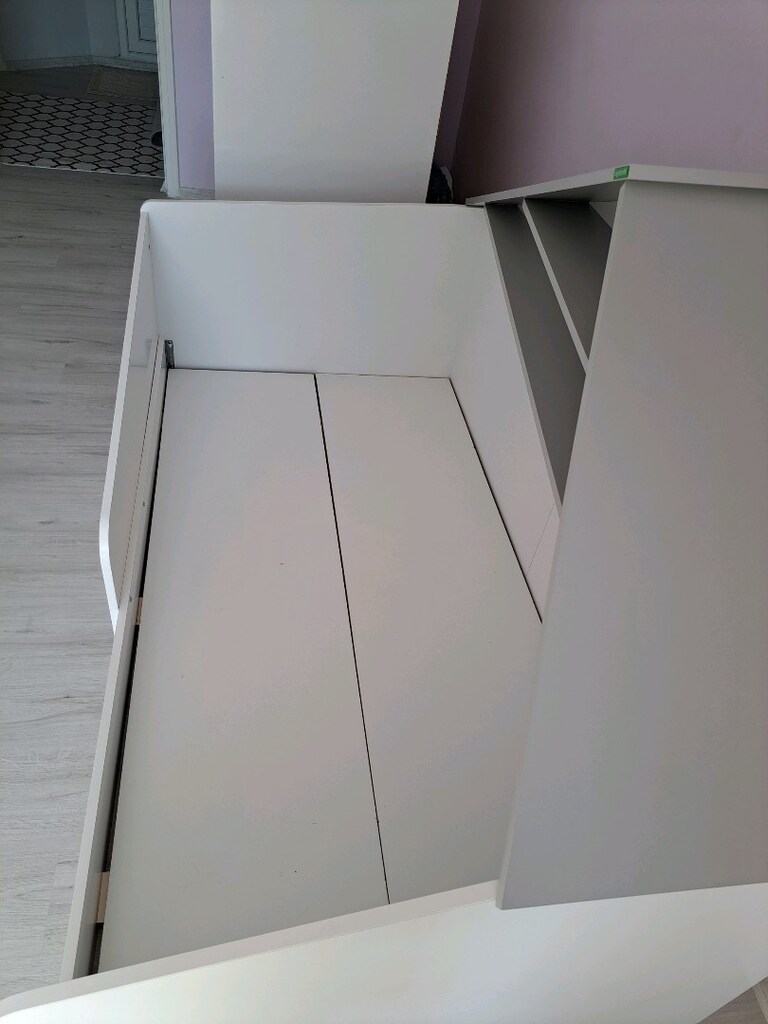 Kitaplıklı & Gece Lambalı Montessori Yatak (100x200) (Caploonba Marka) - 3