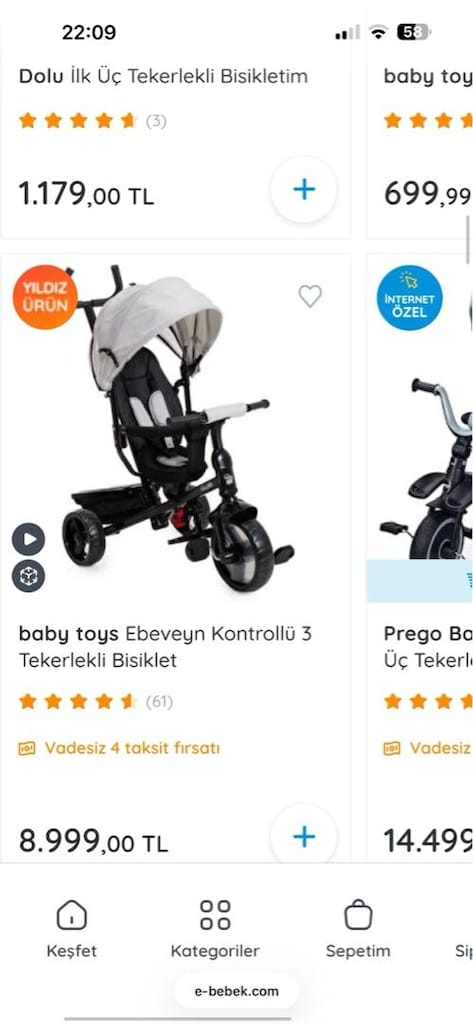 Ebeveyn kontrollü 3 Tekerlekli Bisiklet - 3