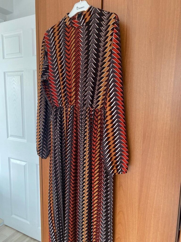Çizgili Elbise Tunik - 7