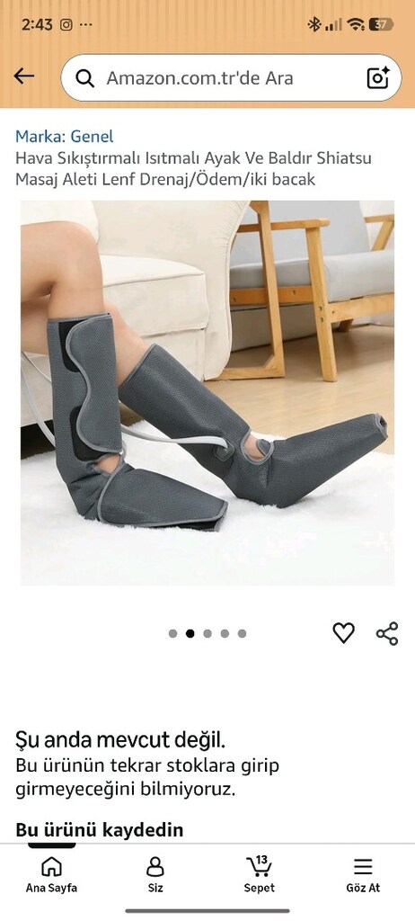 Lenf Drenaj Bacak Masaj Aleti - 2