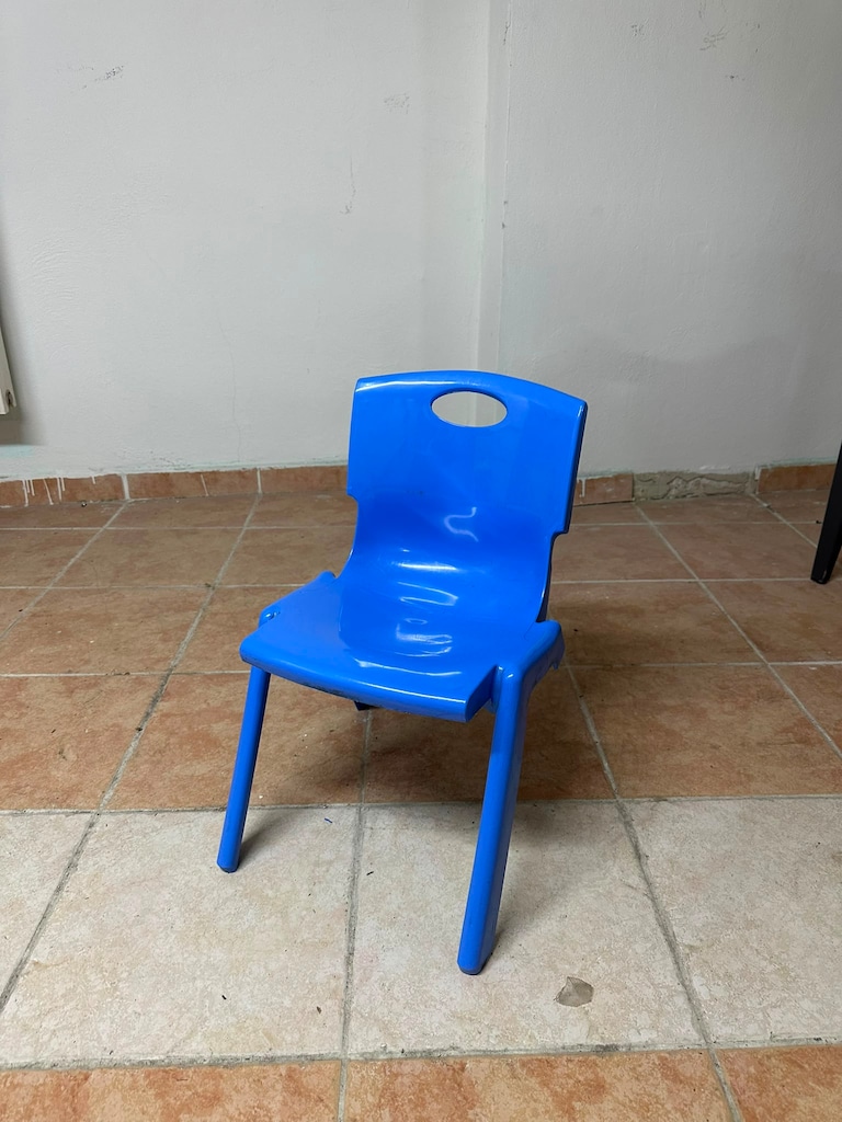 KLAS OFİS ÜSKÜDAR MAVİ PLASTİK ANAOKULU SANDALYESİ - 3