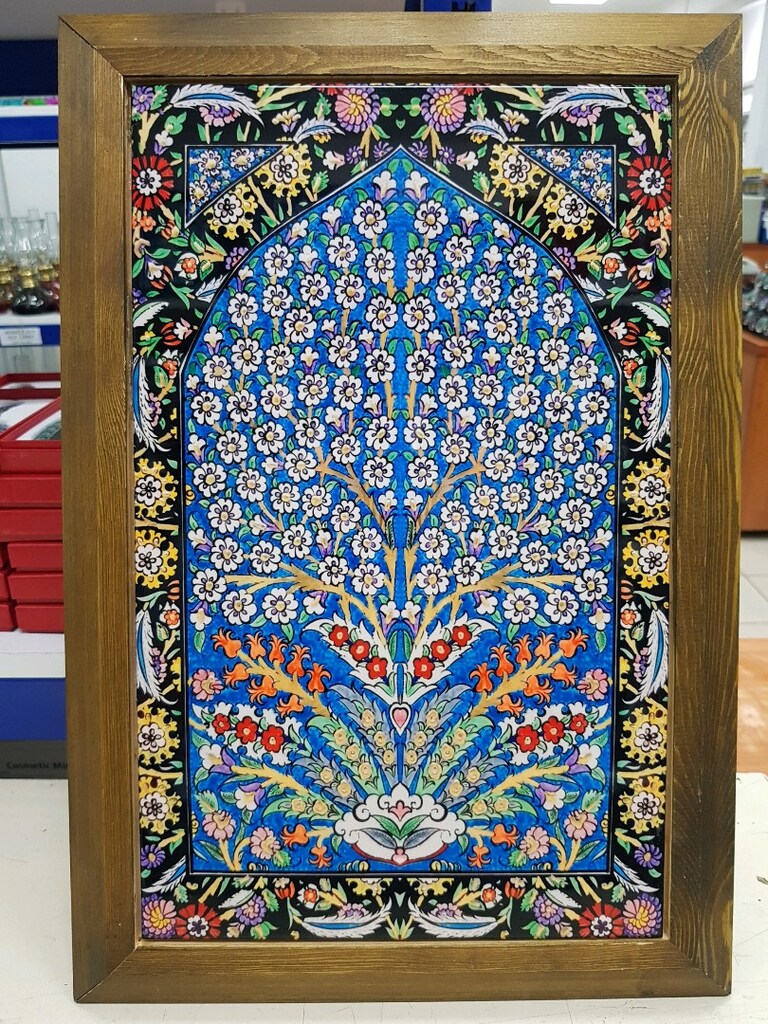 25x40 Seramik Ahsap Cerceveli Tablo - 5