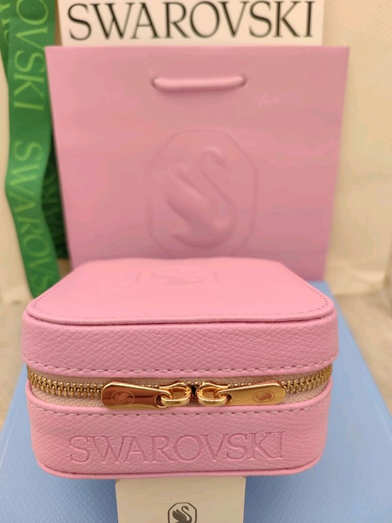 Swarovski Pembe Takı Kutusu - 5