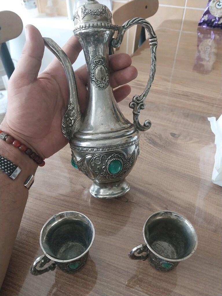 ibrik sürahi eski otantik ürün - 5