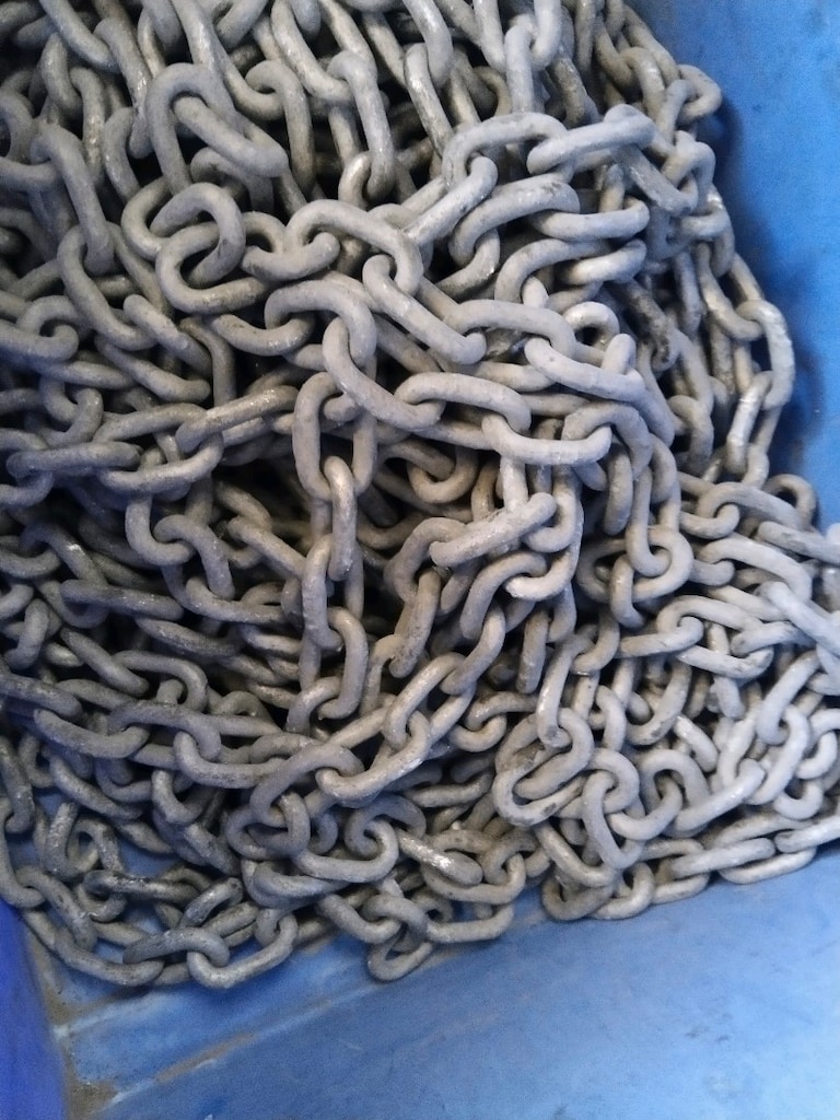 Sıcak Daldırma Galvaniz Sanayi Zinciri, Demir Zincir (10mm/18 metre) - 6
