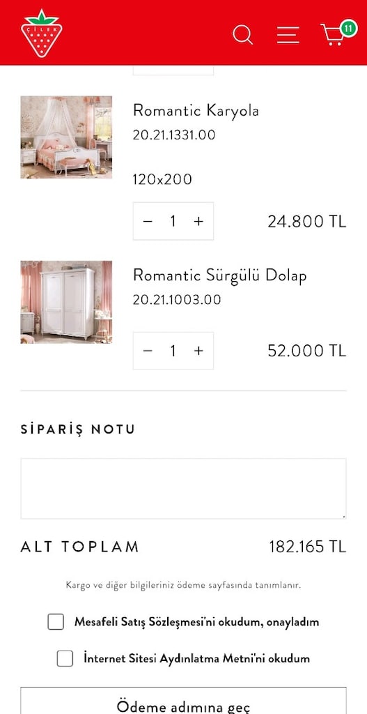 Çilek Romantica Genç Odası - 4