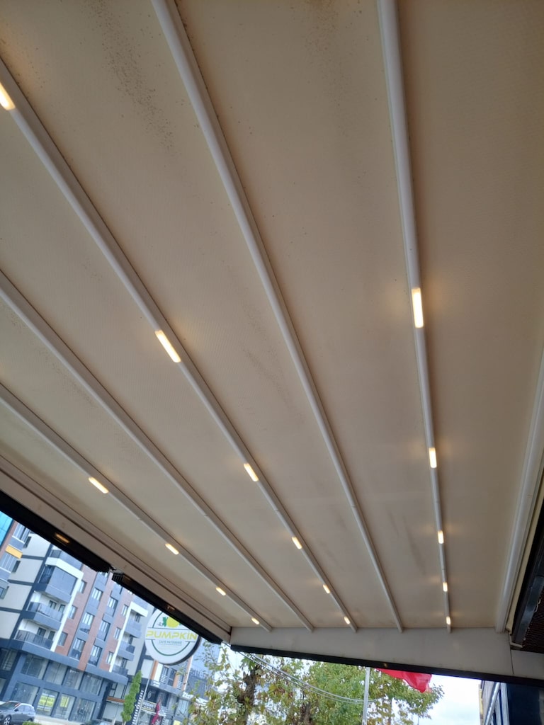 2.EL YENİ GİBİ IŞIKLI HAREKETLİ HAREKETLİ KUMANDALI PERGOLA - 2