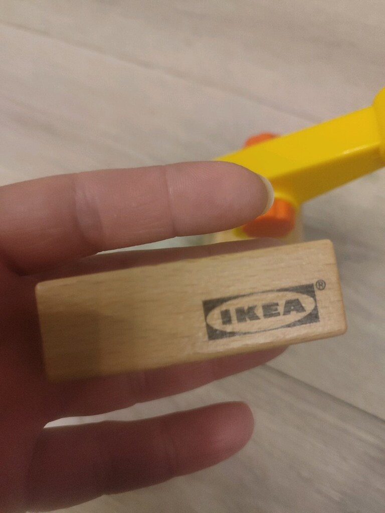 ikea lillabo uyunlu ahşap vinç seti oyuncak 3 parça - 5