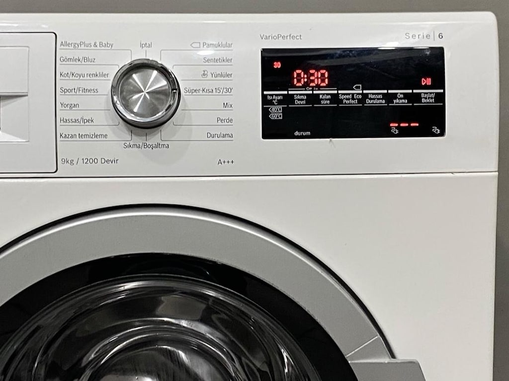 BOSCH 9 KG A+++ 1200 DEVİRLİ ÇAMAŞIR MAKİNESİ HEMEN TESLİMAT - 3