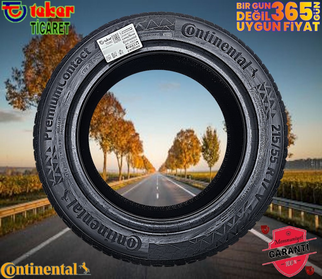 215 55 17 Continental PremiumContact 7 #mevsim Lastik# Teker Ticaret - 2