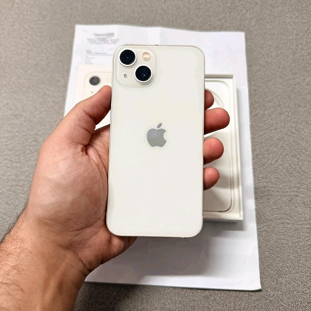 iPhone 13 128 GB Beyaz Türkiye Cihazı Kutulu Faturalı - 8