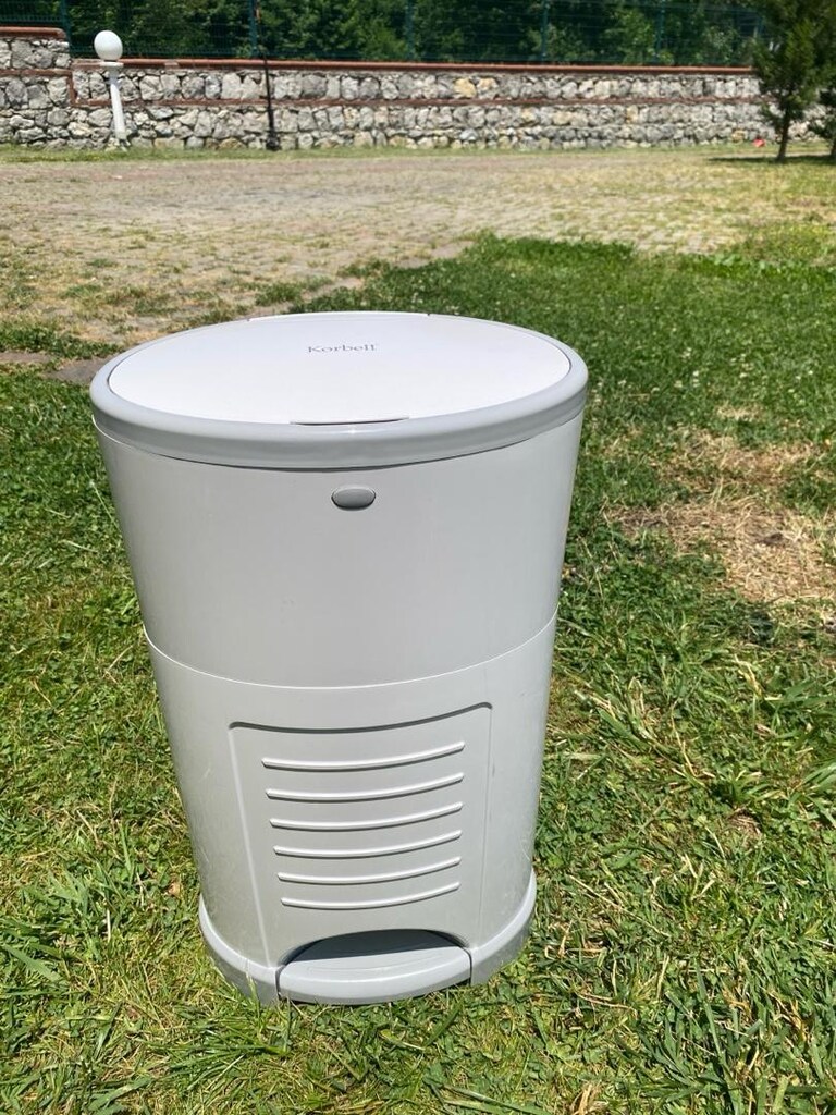 Korbell bebek bezi çöp kovası koku geçirmez