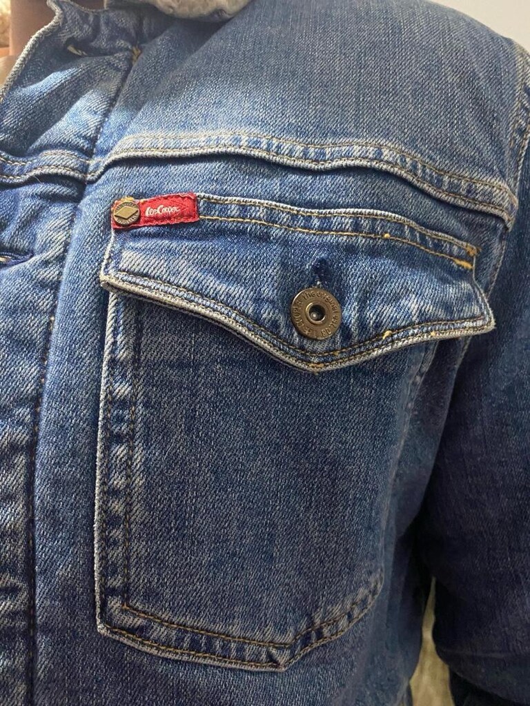 Lee cooper içi kürklü kot mont - 9