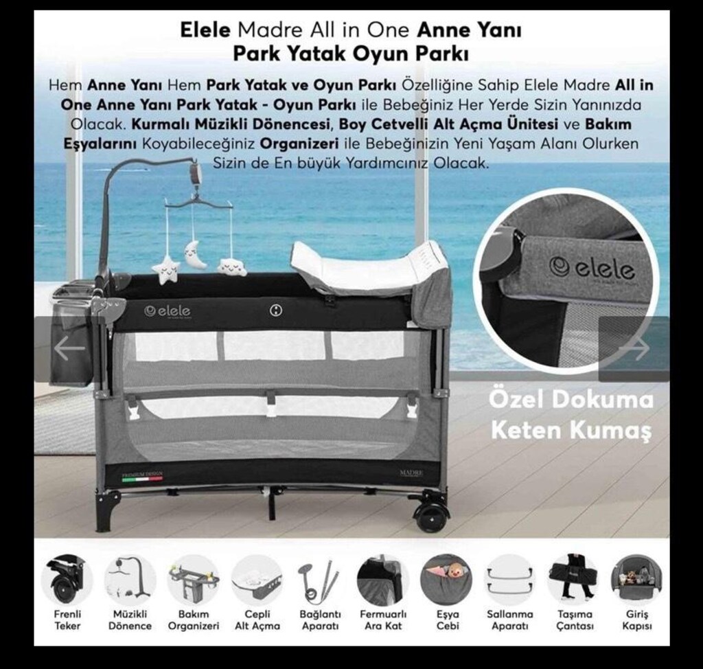 ELELE MADRE ANNE YANİ PARK YATAK - 3