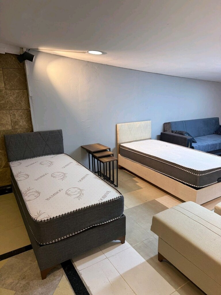 MDF Sandıklı Baza Başlık Yatak Seti - 3