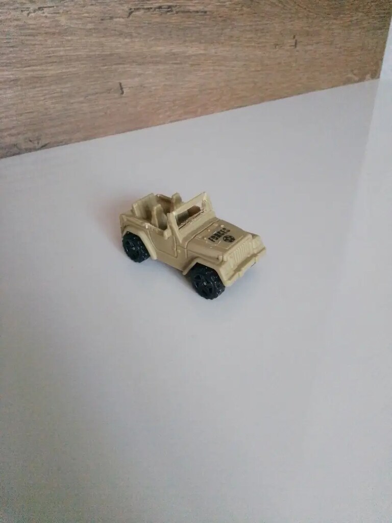 1/64 ölçek 1980 model Jeep Wrangler CJ-6 askeri model Suv araba - 3