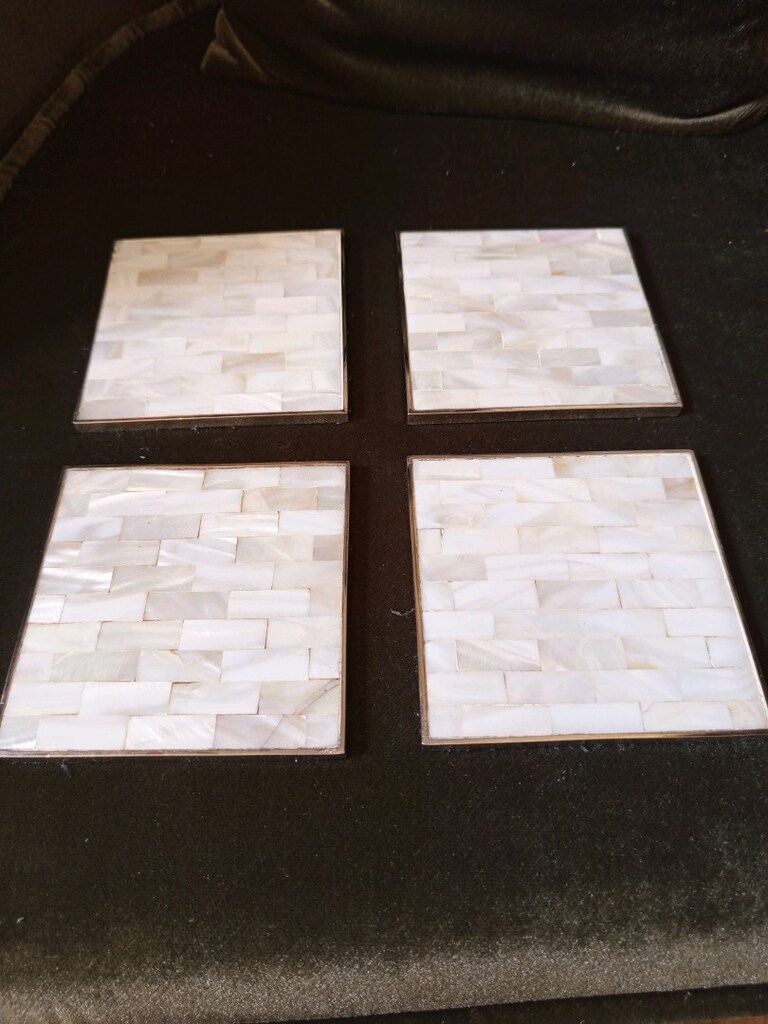 Zara home sedef bardak altlığı - 7