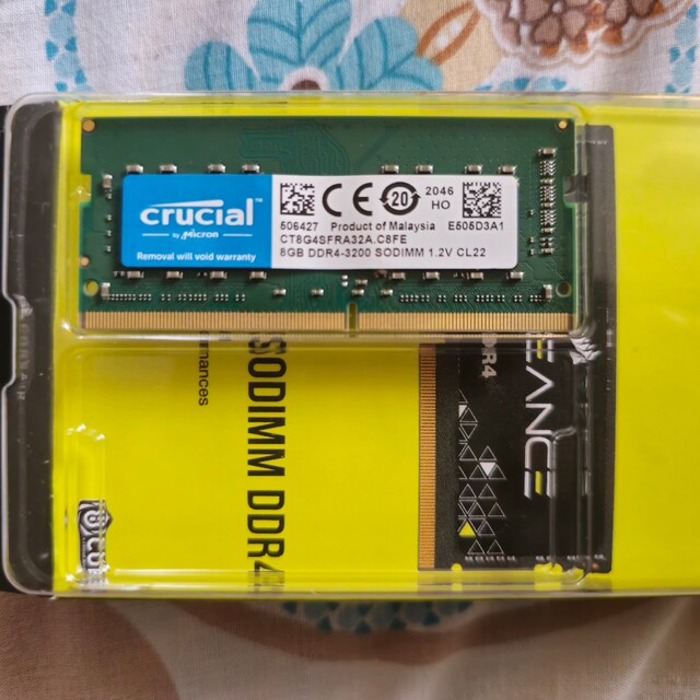 crucial 8 GB DDR4 3200 mhz