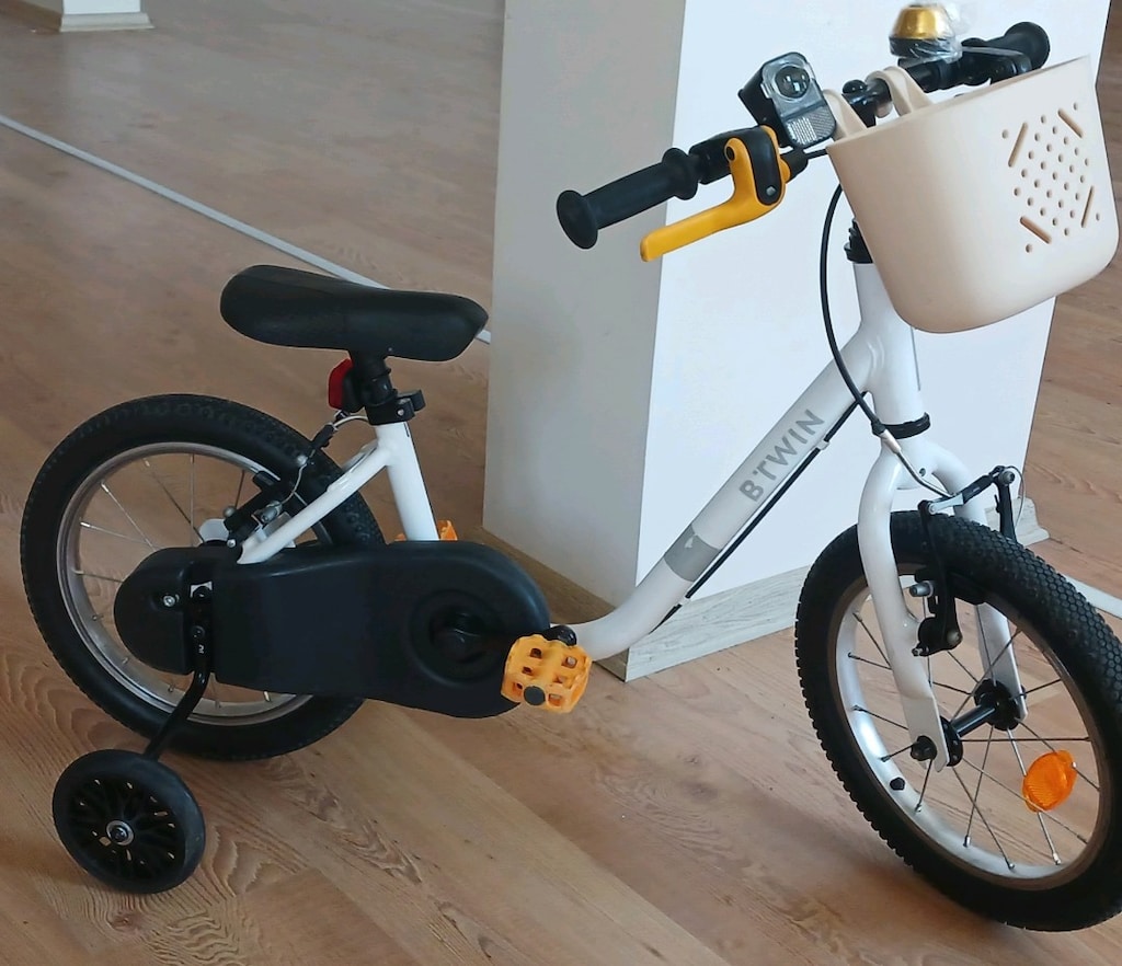 BTWIN Discover 100 14 İnç Jant 3-5 Yaş Beyaz Çocuk Bisikleti - 17
