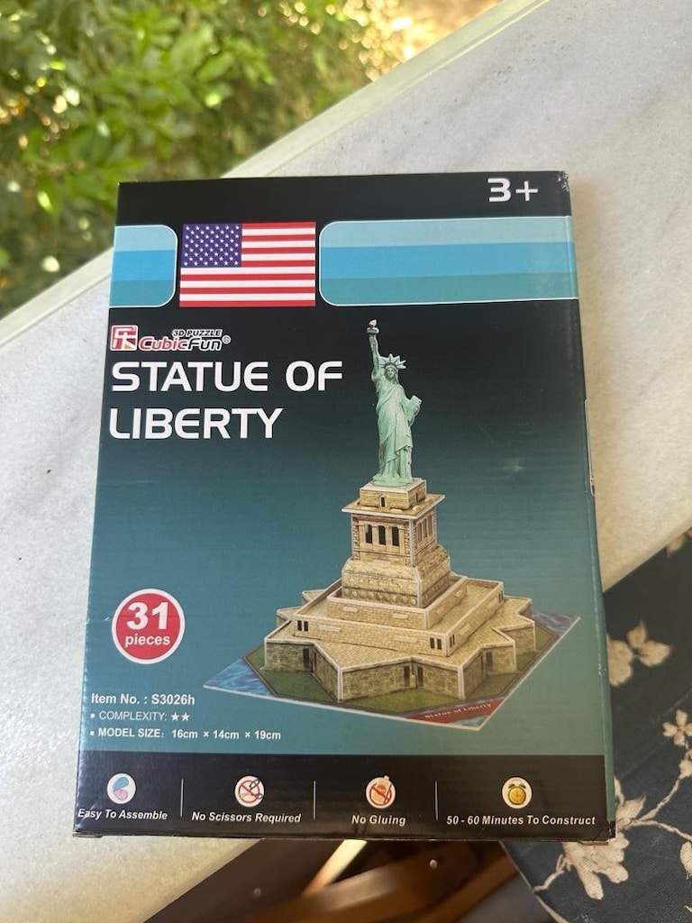 Cubic Fun Statue of Liberty 3D maket - 2