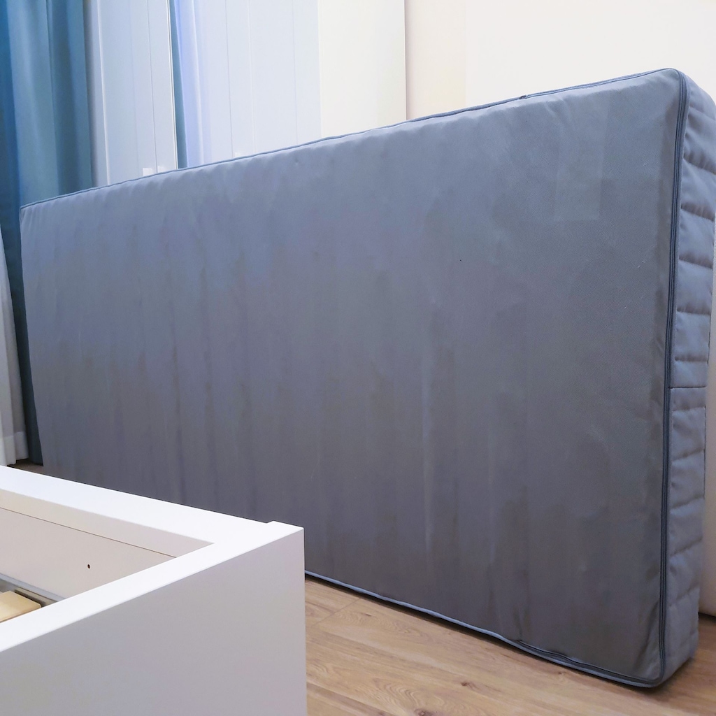 IKEA VESTERÖY TEK KİŞİLİK SERT YATAK AÇIK MAVİ 90x200 CM 2 ADET - 3