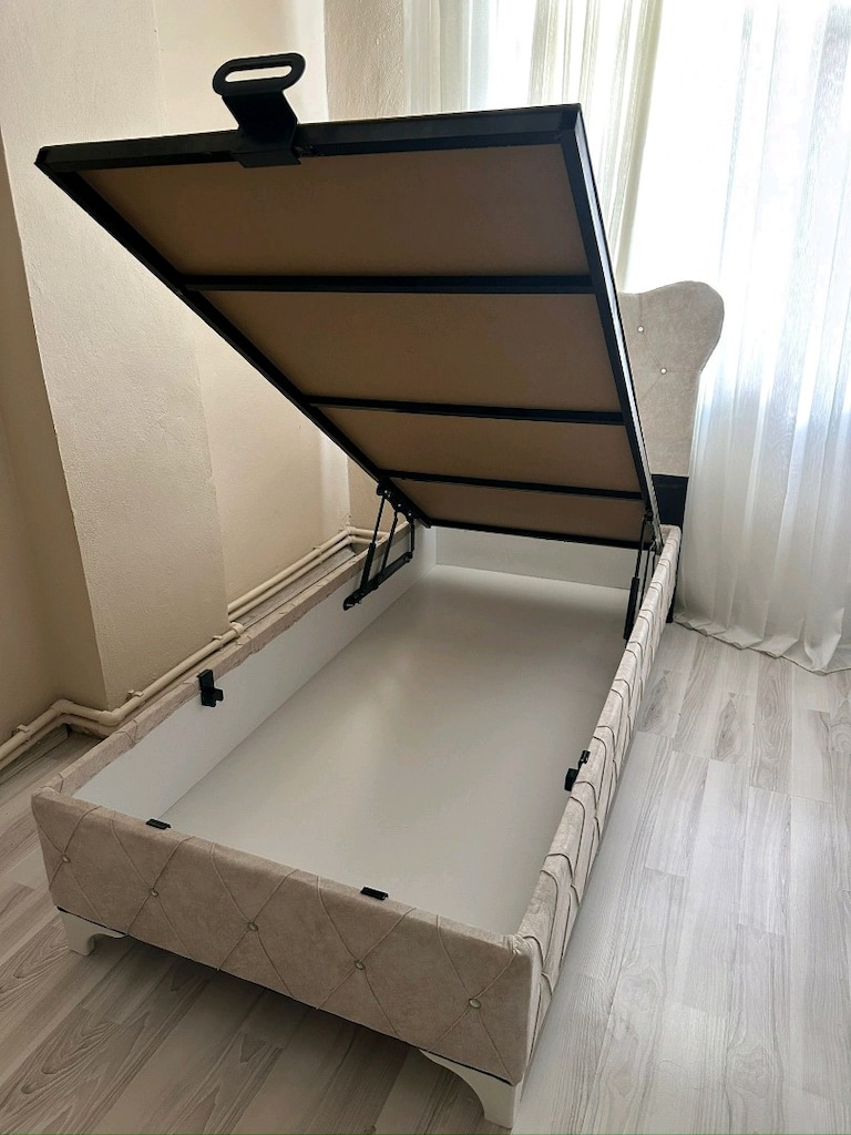 Tek kişilik baza başlık yatak - 3