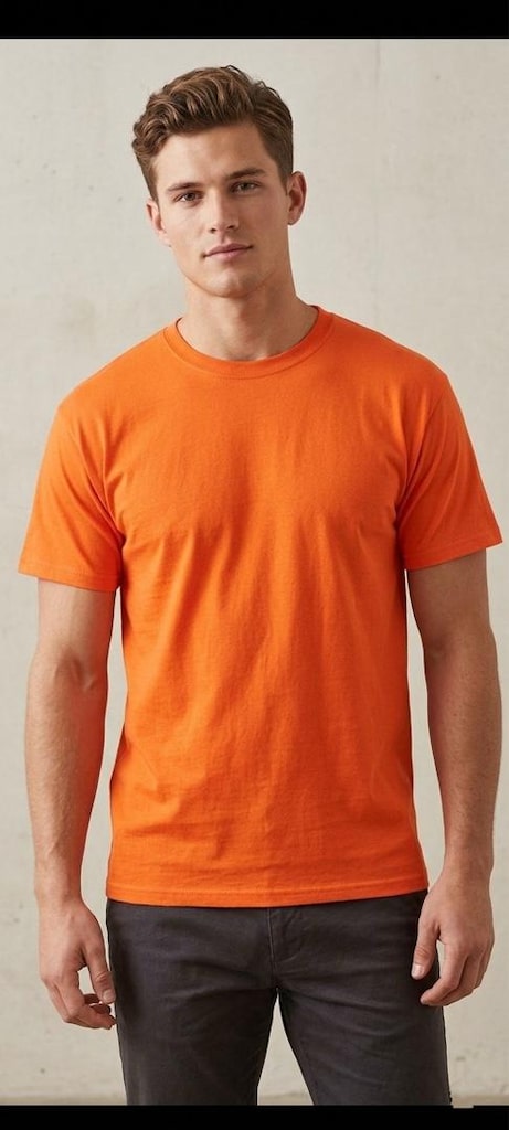 TOPTAN UNİSEX YARIM KOLLU SIFIR YAKA TİŞÖRT - 3