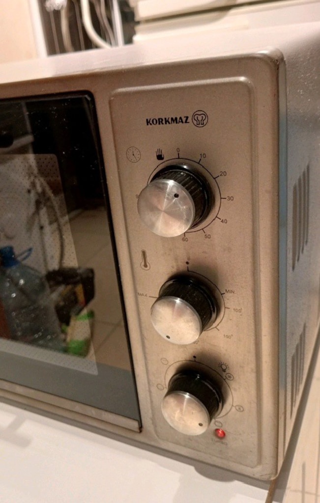 Korkmaz Set Üstü Turbo Fırın 45 Litre Temiz Sağlam - 5