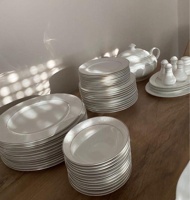 Karaca Siena New Bone 58 parça yemek takımı