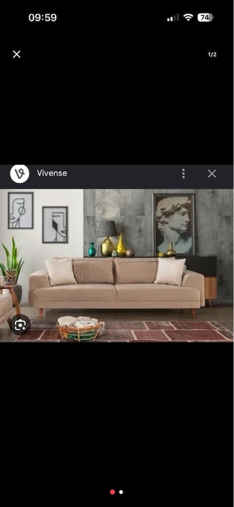 Vivense 3 lü koltuk - 2