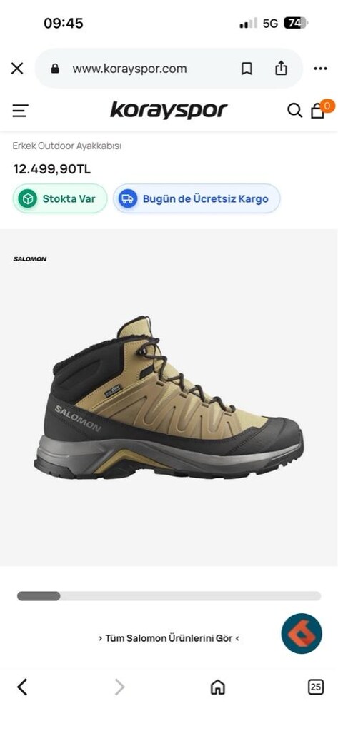 Salomon waterprof bot - 3